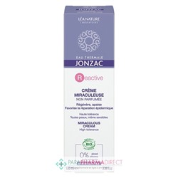 Eau Thermale Jonzac - Reactive - Crème Miraculeuse BIO 100ml