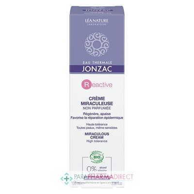 Eau Thermale Jonzac - Reactive - Crème Miraculeuse BIO 100ml