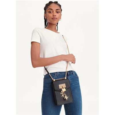 Elissa North South Leather Crossbody - Final Sale