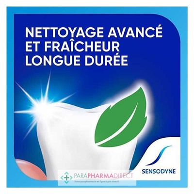 Sensodyne Répare & Protège - Menthe Fraîche - Dentifrice - LOT de 2x75 mlLot  × 2