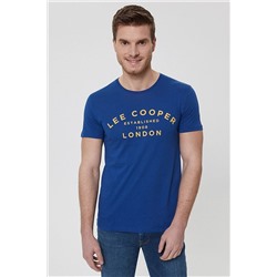 Lee Cooper Erkek Dakota O Yaka T-Shirt Gece Mavisi 212 LCM 242008