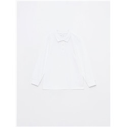 BASIC LONG SLEEVE POLO SHIRT