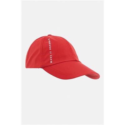 Avva Erkek Kırmızı Slogan Baskılı Spor Şapka A31y9200 A31Y9200