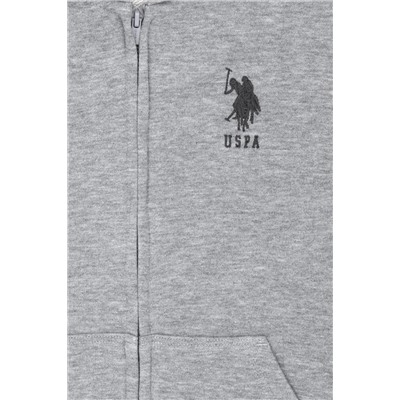 Erkek Çocuk Gri Melanj Basic Sweatshirt