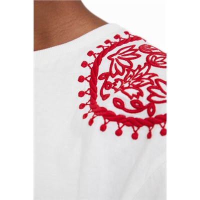 Camiseta bordada Stella Jean