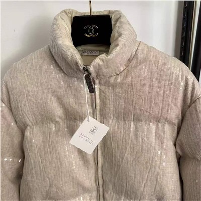 Куртка-пуховик с пайетками  Brunell*o Cucinell*i