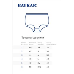 Женские трусы-слипы с высокой посадкой Baykar
