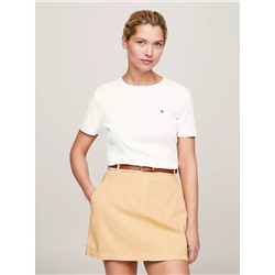 Tommy Hilfiger Slim Fit Ribbed Crewneck T-Shirt