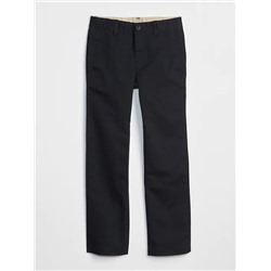 Kids Uniform Straight Khakis with Gap Shield