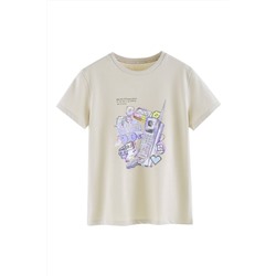 Camiseta caqui