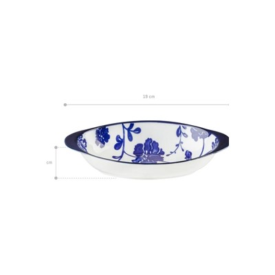 Rêve Bleu Angers New Bone China Kulplu Tabak
