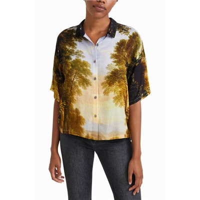 Camisa corta print digital