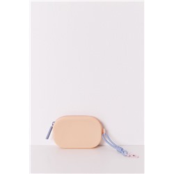 Monedero estampado blanco