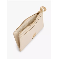 Monogram Zip Card Holder with Key Leash