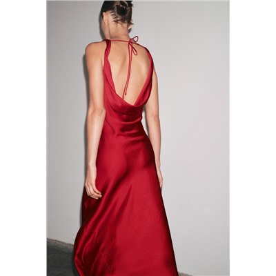 ZW COLLECTION LONG SATIN DRESS