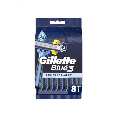Gillette, Blue3 Comfort Slalom Kullan At Tıraş Bıçağı 8'li