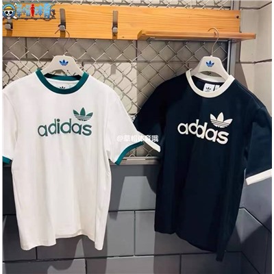 Эластичная футболка Adida*s Originals 🩵  Материал: хлопок с небольшой примесью полиэстера