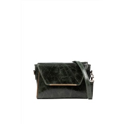 Bandolera de piel Verde oscuro - Firenze Artegiani