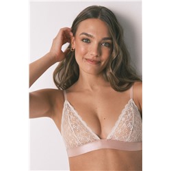 Sujetador triangular NATURAL encaje beige
