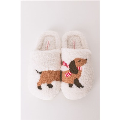 Zapatillas casa borreguito perrito