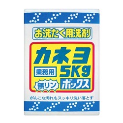 Kaneyo Стиральный порошок без фосфатов, коробка 5 кг