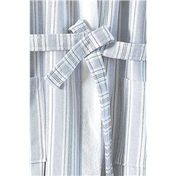 Odette Kimono Erkek %100 Pamuk Bornoz - Lacivert