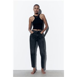 JEANS TRF COMFORT MOM FIT TIRO ALTO