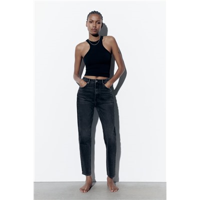 JEANS TRF COMFORT MOM FIT TIRO ALTO