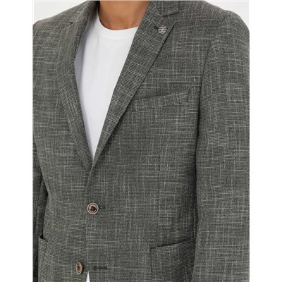 Açık Yeşil Ekstra Slim Fit Ceket