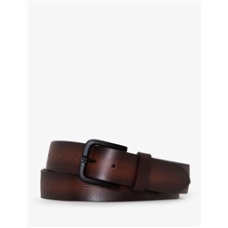 MENS 38MM BURNISHED EDGE BELT