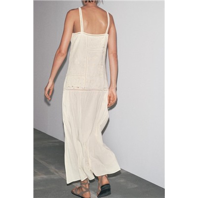 ZW COLLECTION PATCHWORK EMBROIDERED DRESS