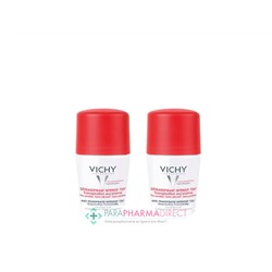 Vichy Déodorant Détranspirant Intensif 72h Transpiration Excessive Bille 2x50mlLot  × 2