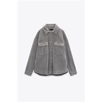 FRAYED CORDUROY JACKET