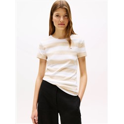 Rugby Stripe Crewneck T-Shirt