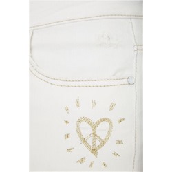 Pantalón vaquero skinny fit corazón