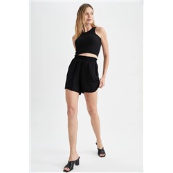 Defacto Cepli Beli Lastikli Relax Fit Mini Şort T0883AZ21HS