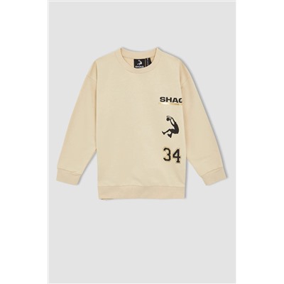 Erkek Çocuk Shaquille O'Neal Bisiklet Yaka Sweatshirt