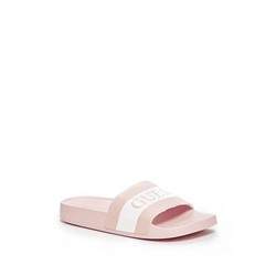 WARRICK LOGO SLIDE SANDALS