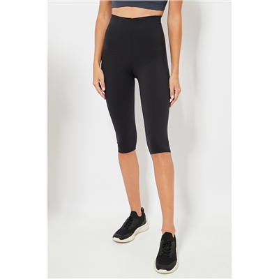 Leggings pirata de compresión cintura alta - Negro