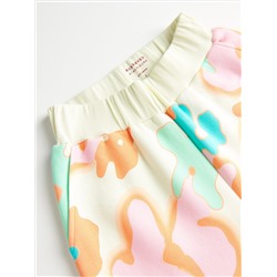 Jogger mit Blumendruck