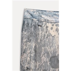 ZW COLLECTION PRINTED STRAIGHT-LEG TROUSERS