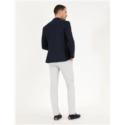 Açık Gri Regular Fit Kanvas Pantolon