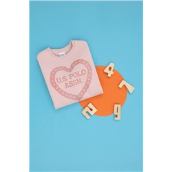 Kız Çocuk Toz Pembe Sweatshirt