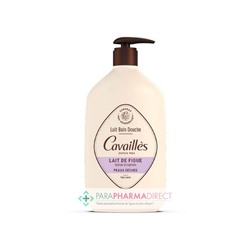 Cavaillès Lait Bain Douche - Lait de Figue - Peaux Sèches 1 Litre