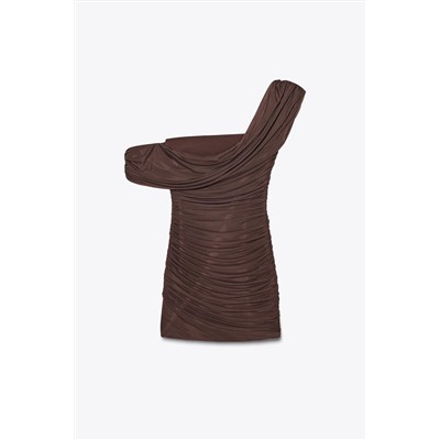 ASYMMETRIC SHORT DRESS WITH MATCHING DETAIL