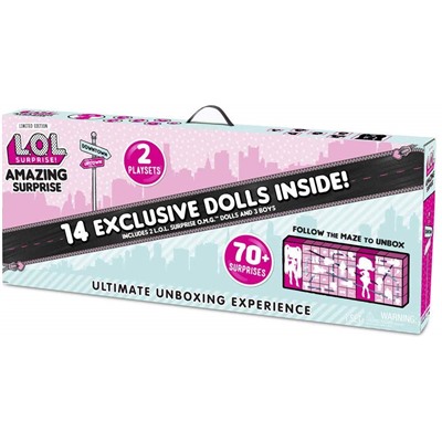 L.O.L. Surprise! Amazing Surprise with 14 Dolls, 70+ Surprises & 2 Playset