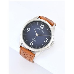MENS CLASSIC BROWN STRAP WATCH