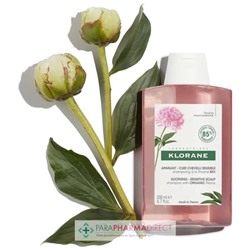 Klorane Pivoine Shampooing Apaisant - Cuir Chevelu Sensible 200 ml