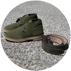 AB.Z. SAFARY S.A Musgo+Ab.Zapatos Pelle cinturon (140) Trebol АКЦИЯ