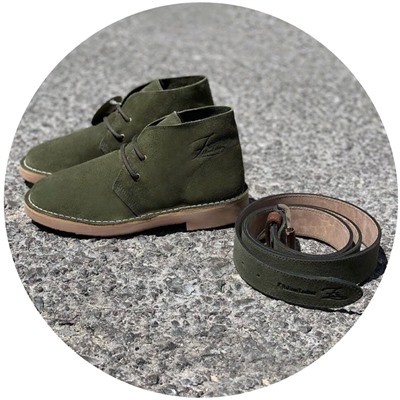 AB.Z. SAFARY S.A Musgo+Ab.Zapatos Pelle cinturon (140) Trebol АКЦИЯ